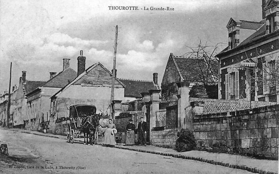 Album - le village de Thourotte (Oise), les rues et villa