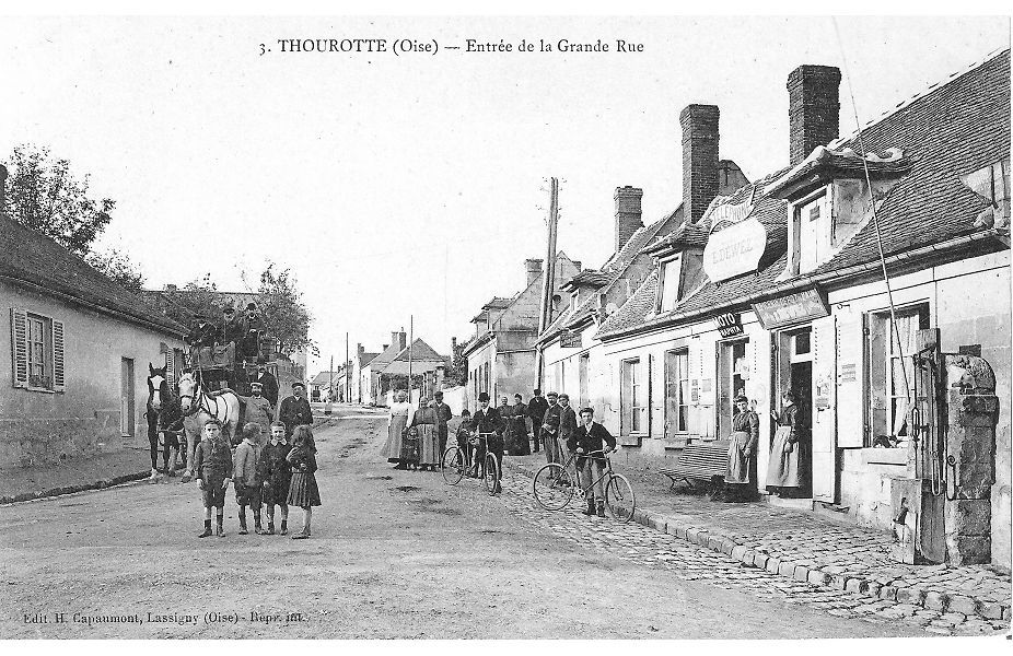 Album - le village de Thourotte (Oise), les rues et villa
