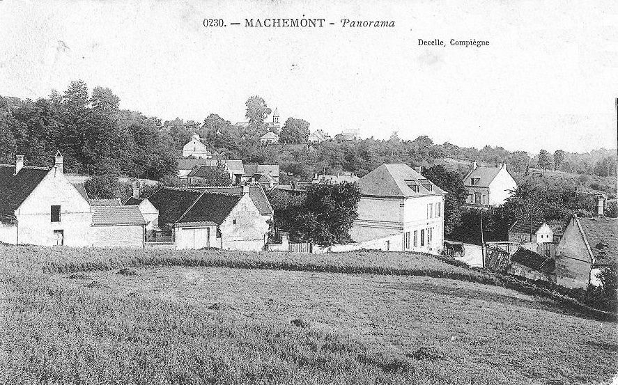 Album - le village de Machemont (Oise), le moulin, la maison Bernard