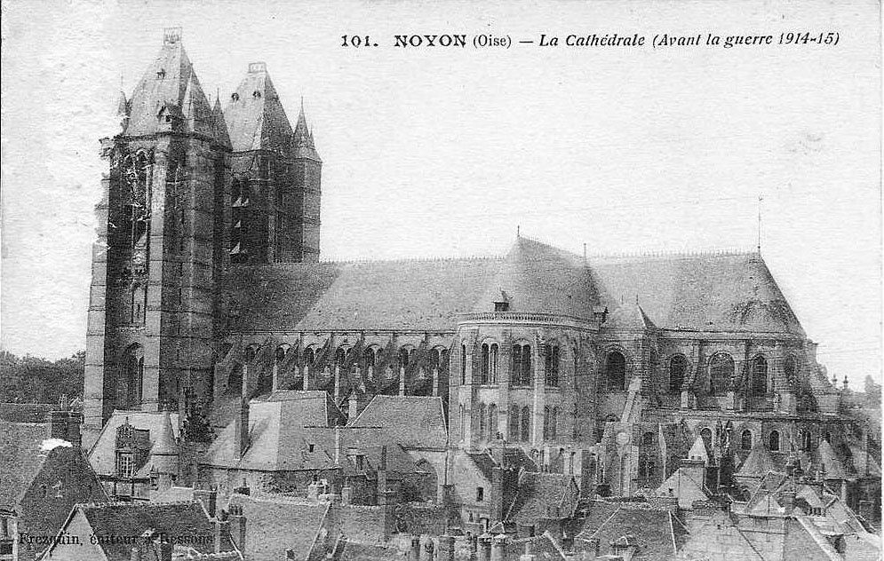 Album - la ville de Noyon, (Oise), la cathédrale, église