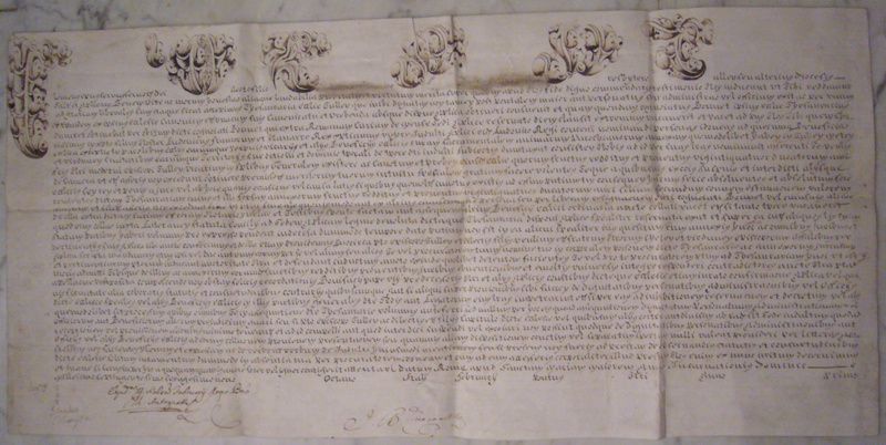 bulle Clément XIII 1769-A