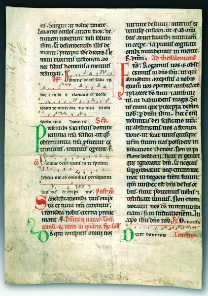 manuscrit enluminé La Ferté