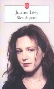 Rien de grave (LEVY Justine)