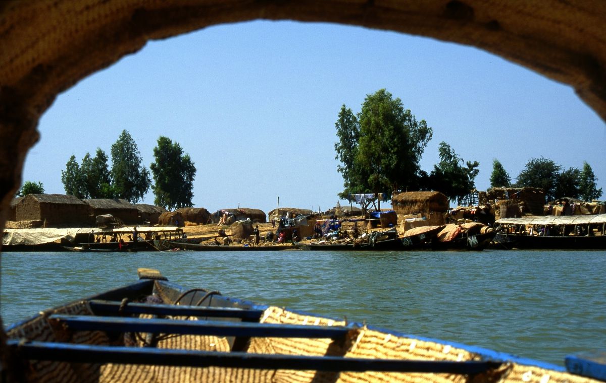 45-Mopti - Mali - Traverséé fleuve Niger vers Village Bozo