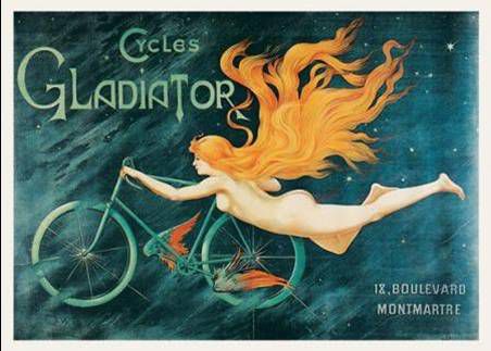 cycle gladiator vieille affiche