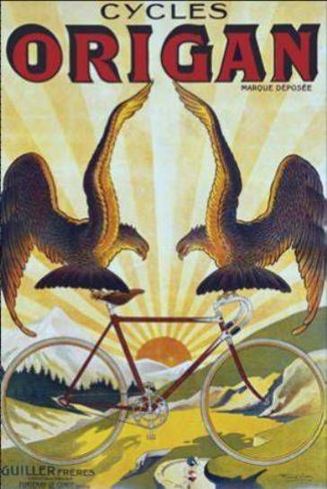 cycles origan vieille affiche