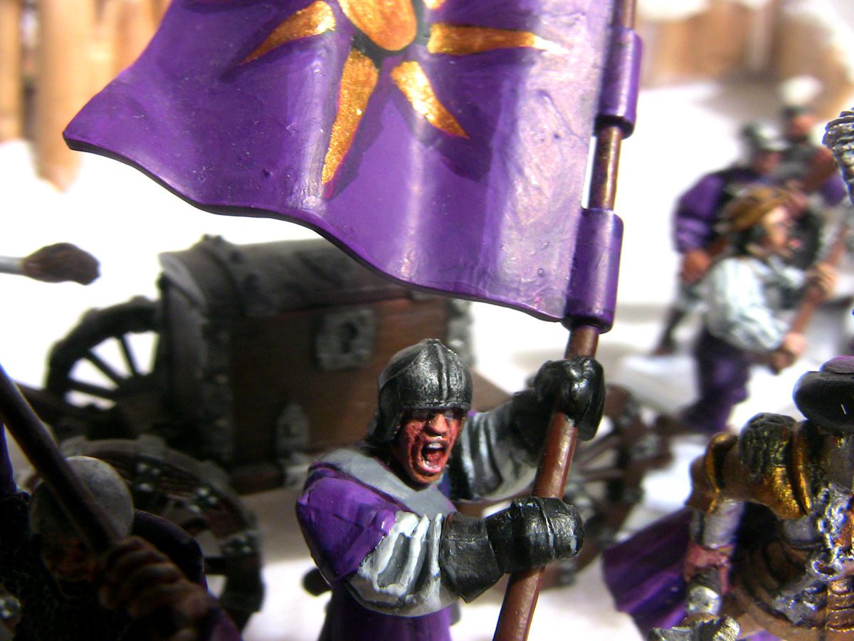 Warhammer battle - description des unités par Bouftou : Gardes du corps tenaces du Trésorier-payeur mercenaire (Dog of war treasurer-payer's guards) Gardes du corps du Trésorier-payeur mercenaire pour Warhammer Battle
