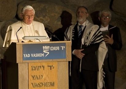 Benoît XVI Yad Vashem 2