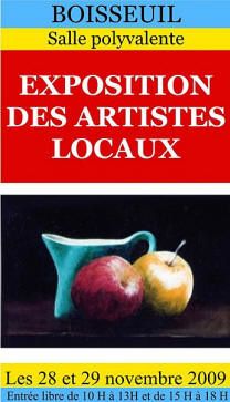 Affiche Expo Artistes 2009 small