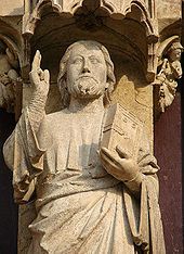 170px-Amiens Portail Christ détail