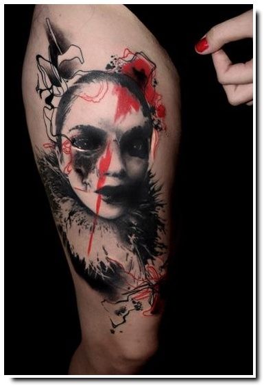 l'instant tatouage : realistic trash polka. - be barock