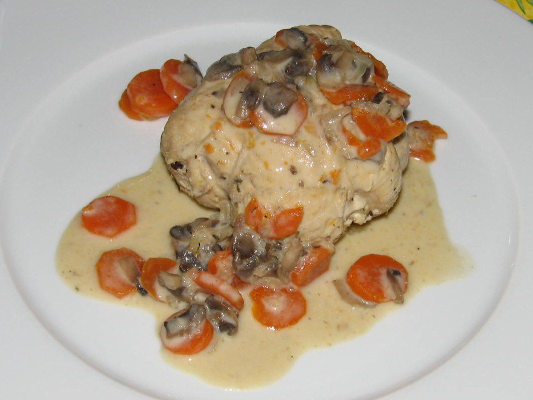Recette Paupiette De Poulet A La Creme Au Four Paupiette au poulet et aux raisins maison - Le blog d'Angélique