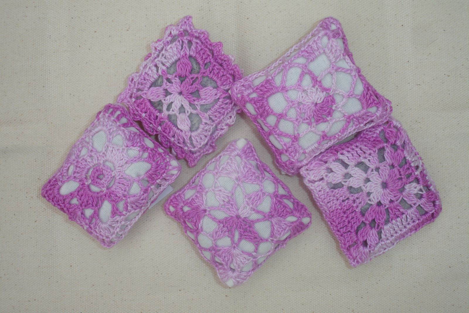 Sachets de lavande au crochet Fils de Lilou tricot, crochet