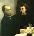 Rimbaud et verlaine un coin de table fantin latour