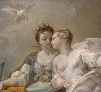 corrado giaquinto allegorie paix et justice detail