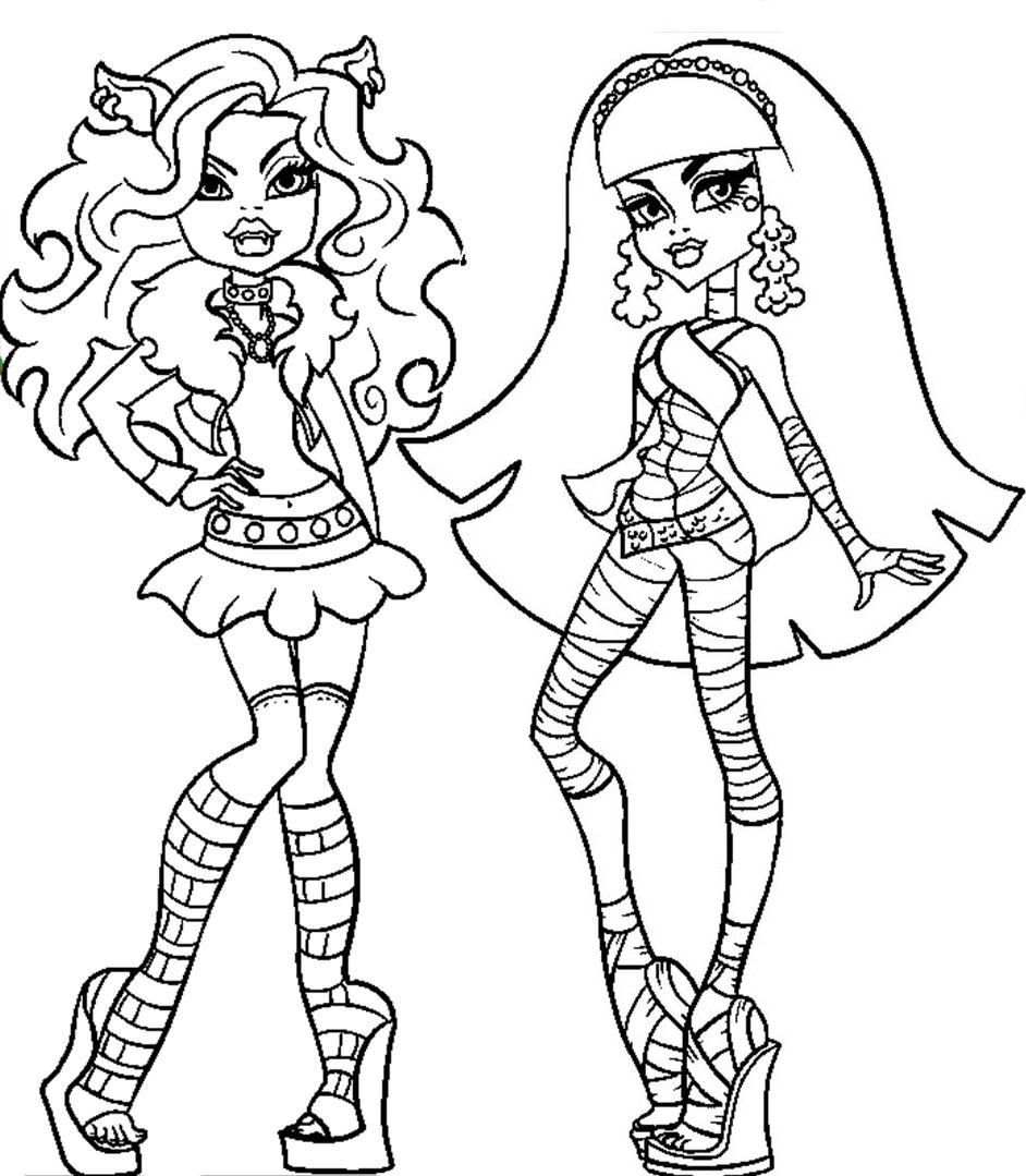 Coloriage Monster High - Linh
