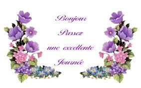 bonjour -bonne journée