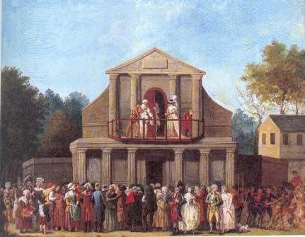 Le Théâtre de Nicolet - Foire Saint-Laurent 1786 Nicolet