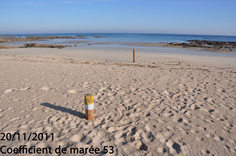 L'évolution du cordon dunaire et de la plage de La Sambière vers Montfarville.