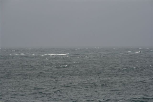Tempête en mer