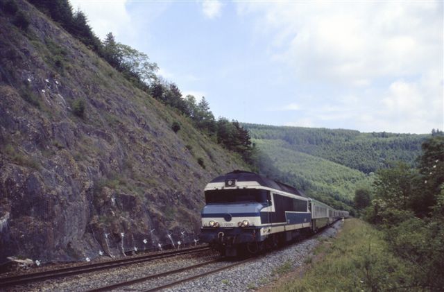 Locomotive CC 72057 rampe des Sauvages