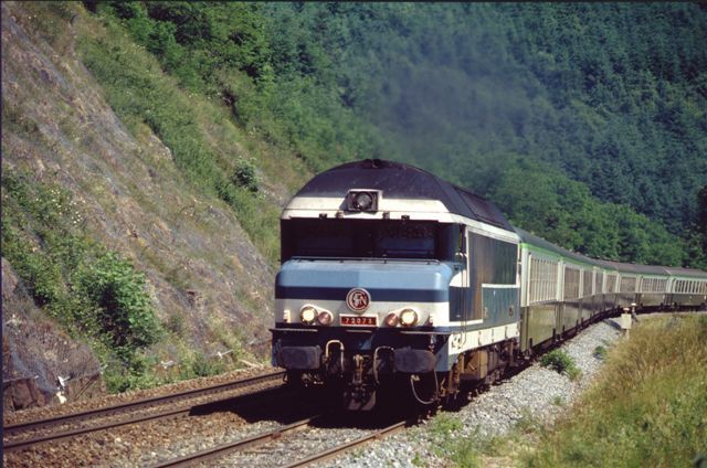 Locomotive CC 72073 rampe des Sauvages