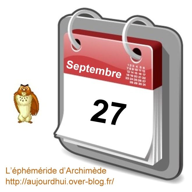 éphéméride 27 septembre