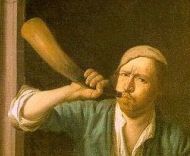 Job Adriaensz Berckheyde Le boulanger,Détail04