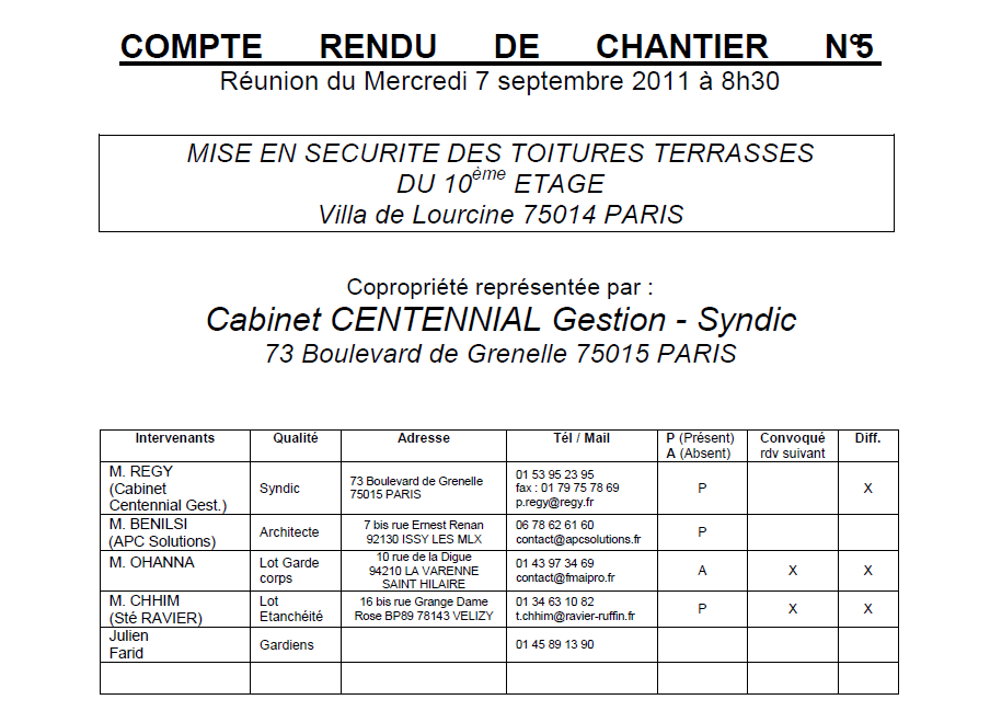 Exemple De Compte Rendu De Réunion Qualité