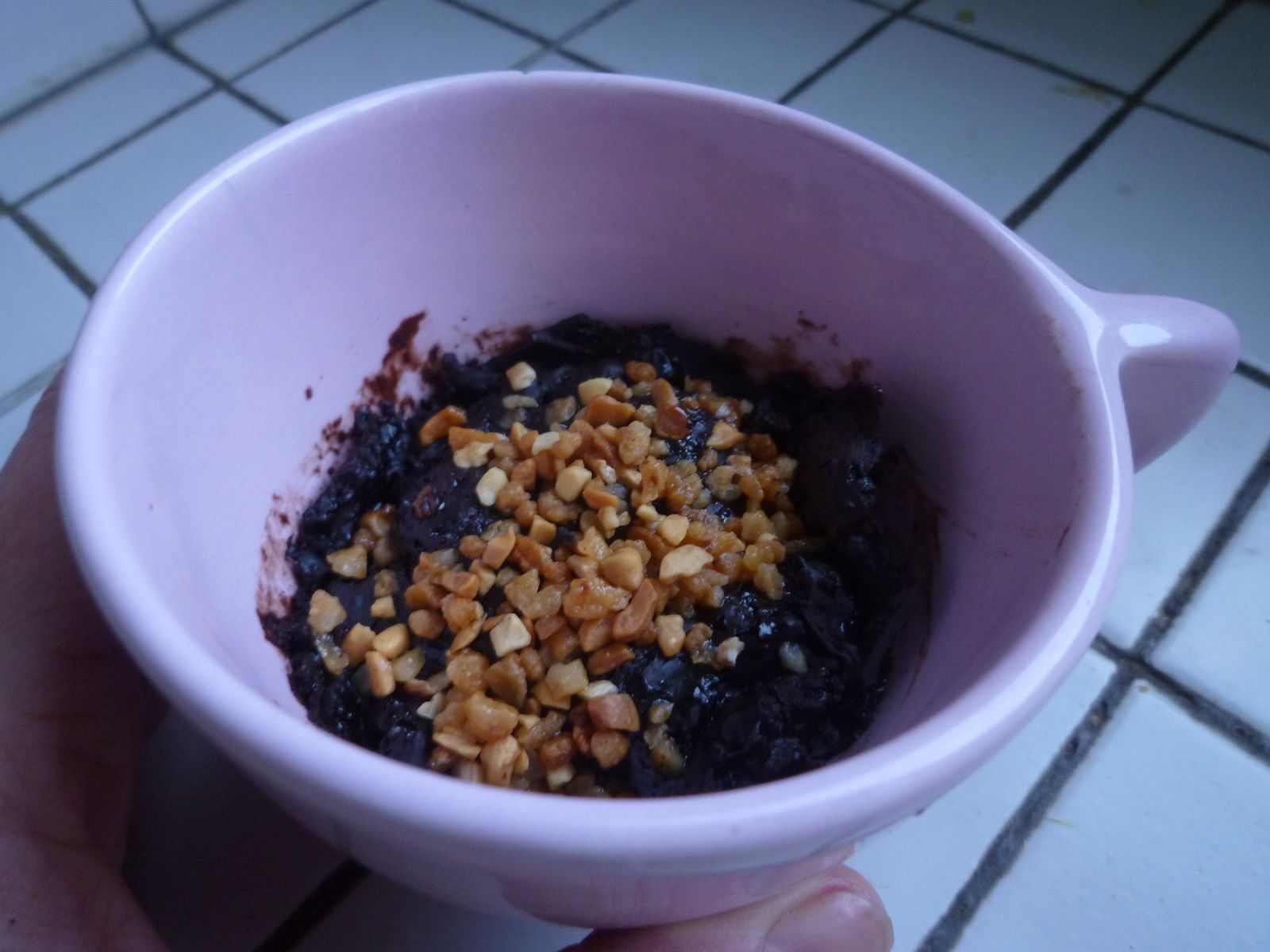 Mug cake chocolat