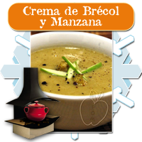 Crema de Brécol y Manzana