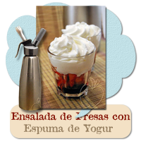 Ensaladadefresasespumadeyogur
