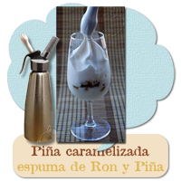 Piñacaramelizadaespumaronypiña