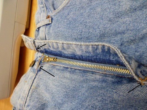 Comment poser une fermeture éclair de pantalon jean ? - CréaChiffon