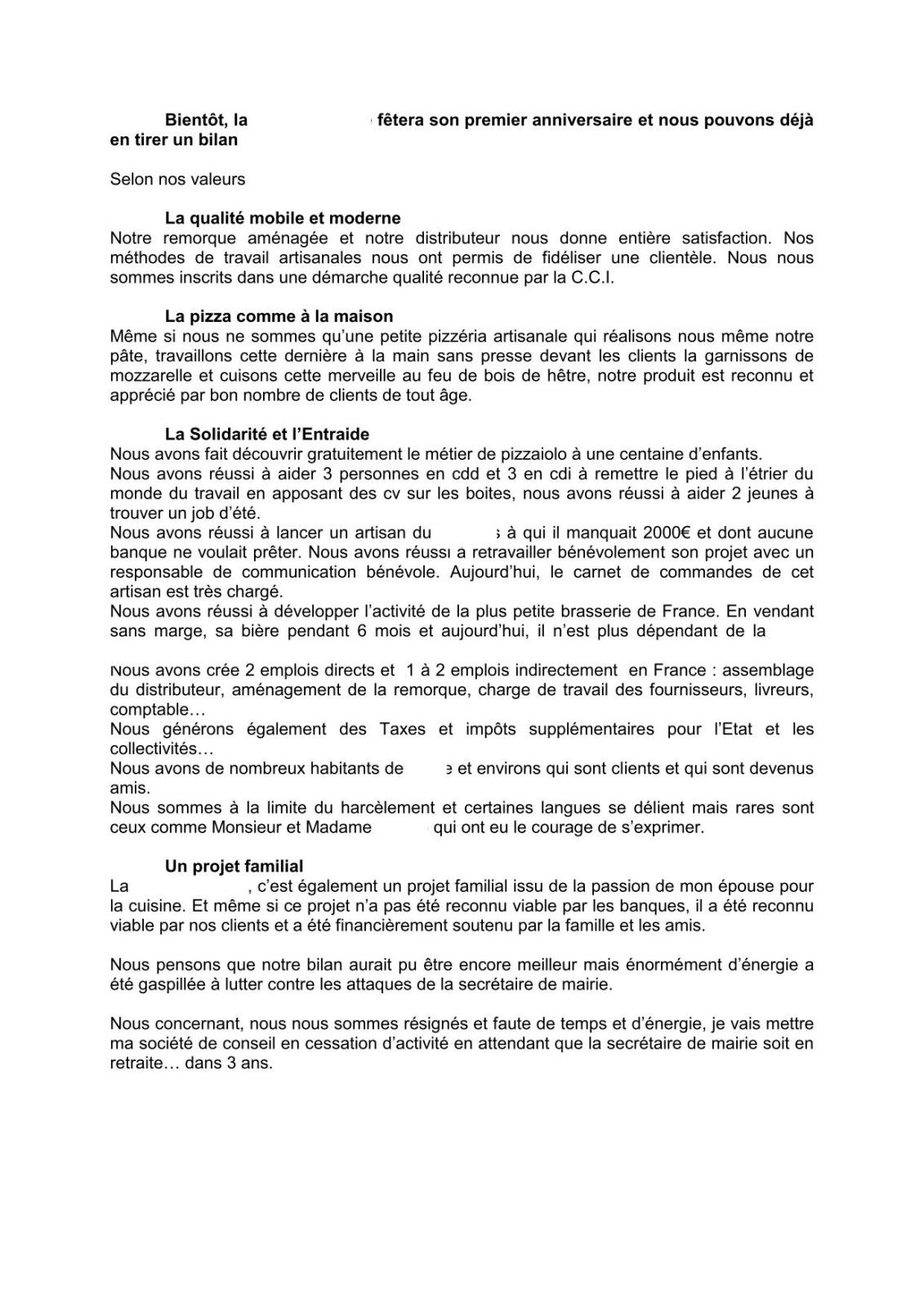 Lettre au Président de la Republique 3