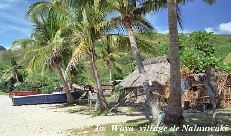 village de Nalauwaki sur Waya