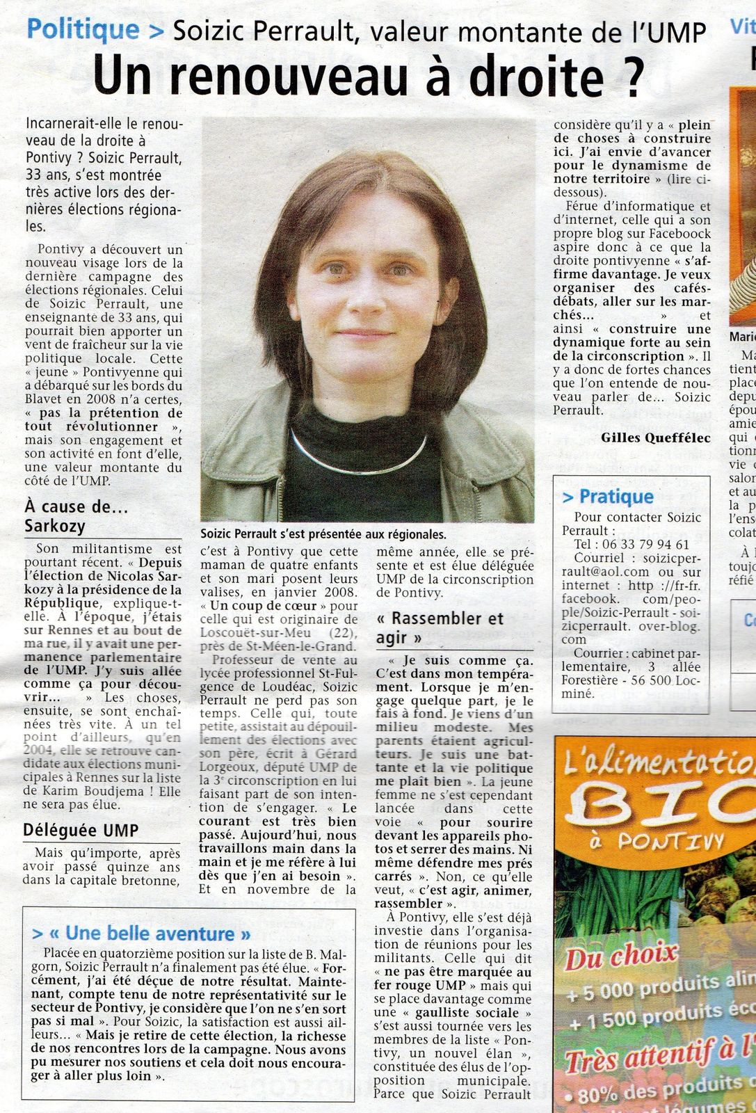Pontivy Journal - ITW avril 2010