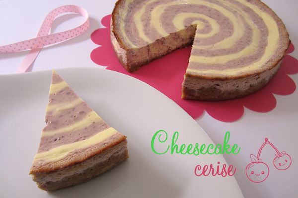 cheesecake à la cerise