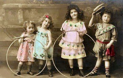 1900s kids hoop