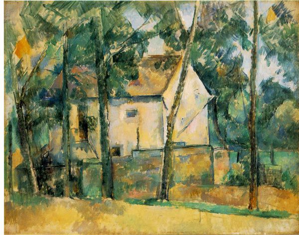Cezanne Maison et arbres