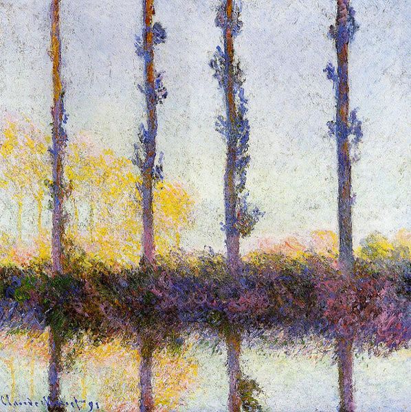 Claude Monet Les quatre peupliers