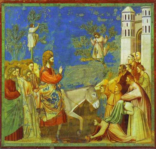 Giotto - Entree de Jesus a Jerusalem