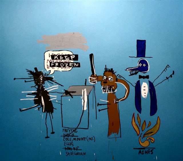 Jean-Michel Basquiat - The Dingoes That Park Their Brains w