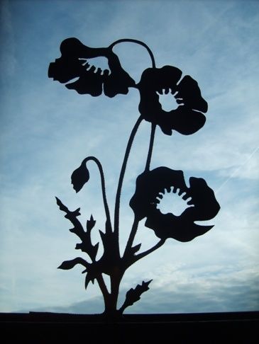 Girouette coquelicots