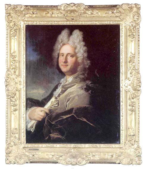 1707 (v) - homme au rouleau de papier (Groussay)