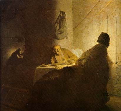 modernes rembrandt-les pélerins