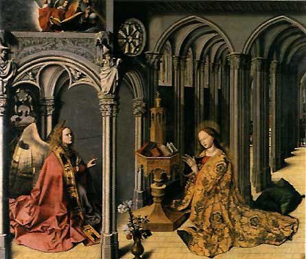 Barthélémy d'Eyck dit le Mâitre du Roi René Triptyque d