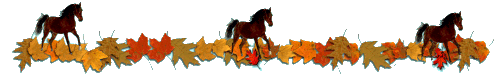 chevaux automne