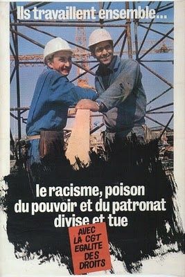 affiche cgt racisme poison du patronat