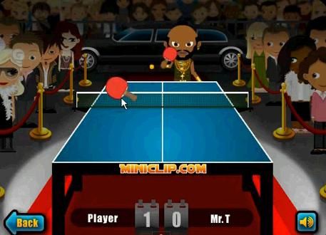 Ping pong - Celebrity Table tennis - Jeux gratuits en ligne